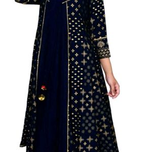 Ethnic Anarkali With Jacket