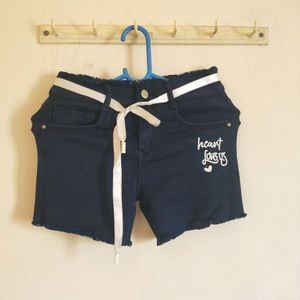 Dark Blue Short Jeans