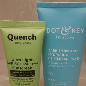 Combo Of Facewash And SUNSCREEN