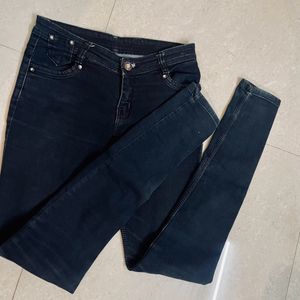 Black Charcoal Denim Jeans