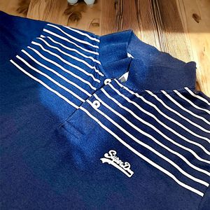 Superdry Men Polo Stripes T-Shirt