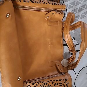 Diana korr Orange Laser Cut Bag