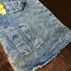 Denim Dress For Baby Girl