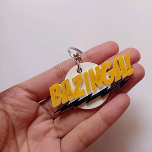 Big Bang Theory Bazinga Sheldon Cooper Keychain