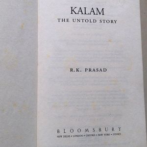 Kalam -The Untold Story- R.K Prasad