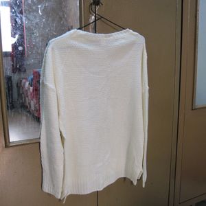 Off White Korean Sweater