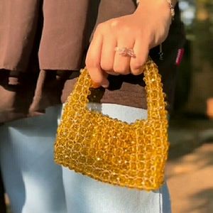 Handmade Crystal Beads Bag