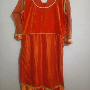 Kurta Set Orange