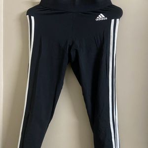 Adidas black yoga tights