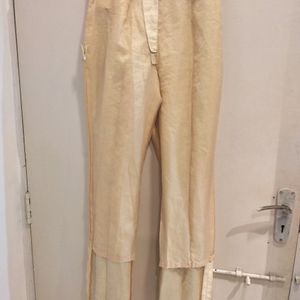 High Waist Brand New Silk Pant