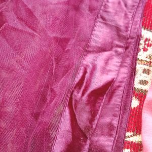 dupatta set in 2 (pink,wine)