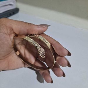 Golden Bracelet With Stones