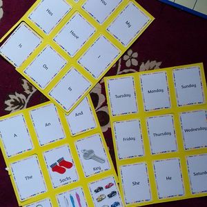 Flash Cards Time Table