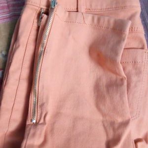 Beautiful 🍑 Peach Colour Jeans