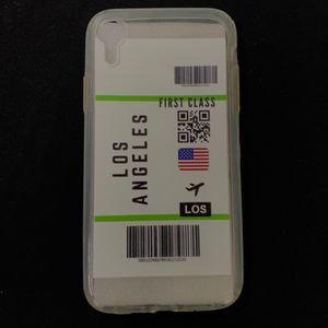 iPhone XR Silicon back ticket case
