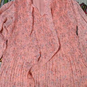 Pinkish peach Colour Top