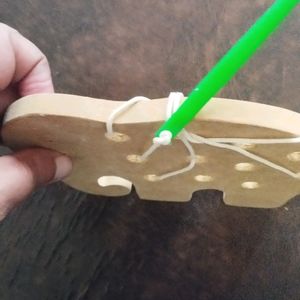 Threading Wooden Toy