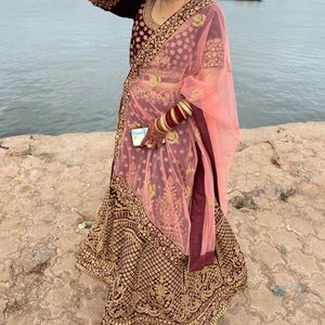 Bridal Velvet Lehenga