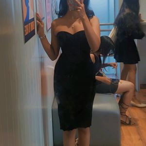 Velvet Bodycon Dress