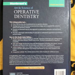 STURDEVANTS OPERATIVE DENTISTRY