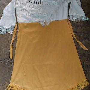 Designer Western Kurti With Attached Poncho