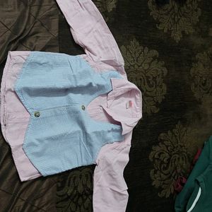 Shirt With Attach Jacket