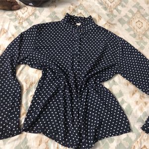 Premium Vintage Navy Blue Top