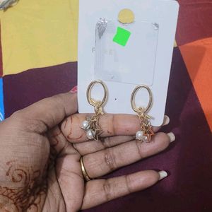 Golden Earings by Forever Glam Pantaloon