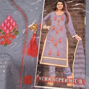 Salwar Suit With Duppata . Rs 40 Off Shipping