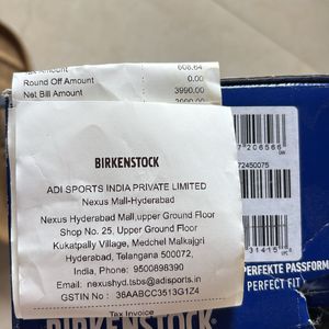 Brand New Birkenstock With Bill