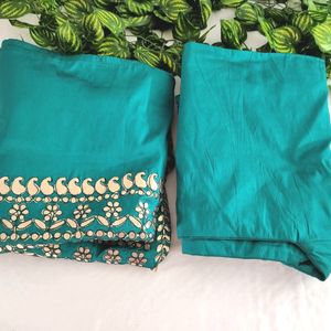 Sea Green Kurti Set ( Women)