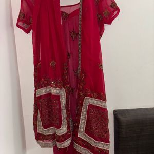 Kurta With Heavy Dupatta