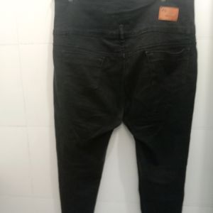 High Waist Jeans Black