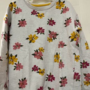 Floral Ventra Sweatshirt For 9-10 Years