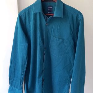 Sea Green Formal full Sleeves Men Shirt