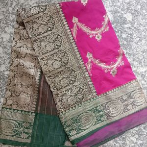 Banarasi Saree Pink