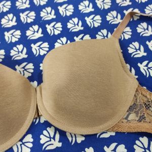 Zivame Nude Underwired Lightly Padded Tshirt Bra