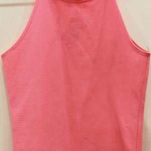 A Cute Halter Neck Crop Top