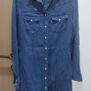 Denim Long Shirt