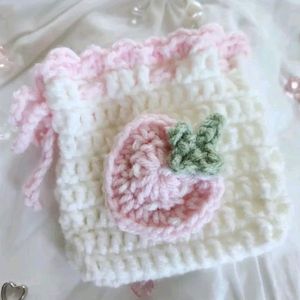 Strawberry Crochet Pouch!