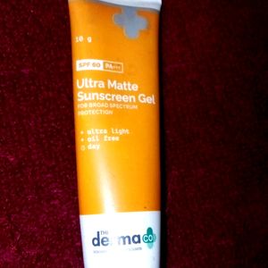 The derma Co Ultra Matte Sunscreen Gel