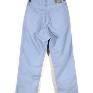 Blue Wide Leg Casual Pant (Women)