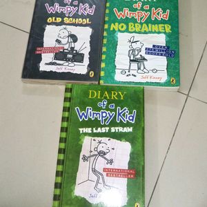 Dairy Of A Wimpy Kid 3 Books set