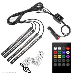 Pushcart Atmosphere Lights Car LED Strip Light 4pc