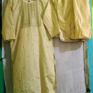 Kurta With Pant & Dupatta 🎉Offer🎉