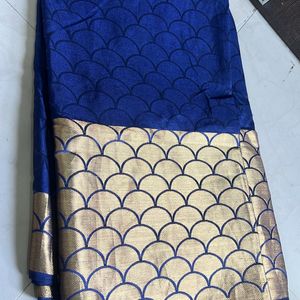 Beautiful Nevy Blue Saree❤️