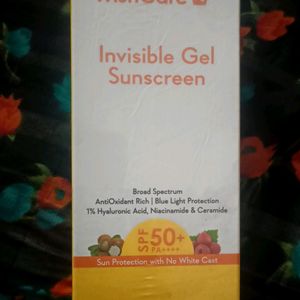 Invisible Gel Sunscreen