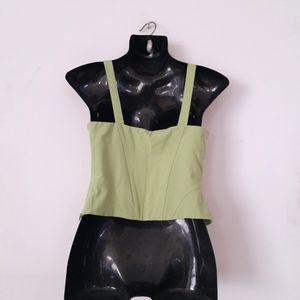 Light Green Casual Top (Women's)