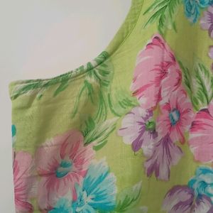 Floral Sleevless Top (Women)