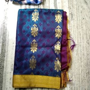 Pattu Saree One Time Used